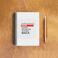 Personalized NotePad - Modern with Custom Name - NotePad Accessory - White image 5