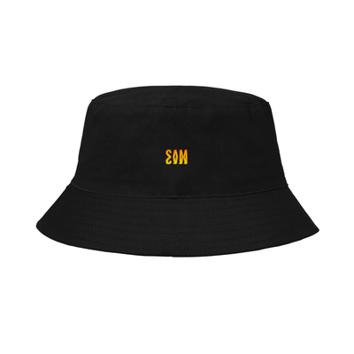 Personalized Classic Bucket Hat - Modern with Custom Name -DTG Print - energetic name classic bucket hat - Black image 1