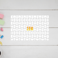 Personalized Jigsaw Puzzle - Modern with Custom Name