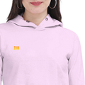 Personalized Female Cropped Hoodie - Modern with Custom Name -DTF Print - Light Baby Pink image 16