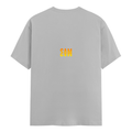 Personalized Male Classic Crew T-Shirt - Modern with Custom Name -DTG Print - Grey Melange image 6