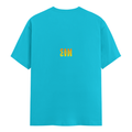 Personalized Male Classic Crew T-Shirt - Modern with Custom Name -DTG Print - SkyBlue image 8