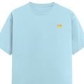Personalized Male Classic Crew T-Shirt - Modern with Custom Name -DTG Print - Baby Blue image 15