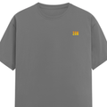 Personalized Male Classic Crew T-Shirt - Modern with Custom Name -DTG Print - Charcoal Melange image 12