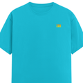 Personalized Male Classic Crew T-Shirt - Modern with Custom Name -DTG Print - SkyBlue image 13