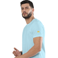 Personalized Male Classic Crew T-Shirt - Modern with Custom Name -DTG Print - Baby Blue image 25