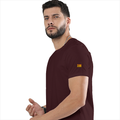 Personalized Male Classic Crew T-Shirt - Modern with Custom Name -DTG Print - Maroon image 24