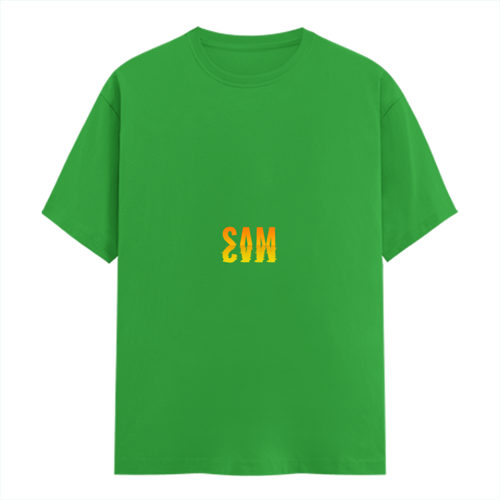 Personalized Female Classic Crew T-Shirt - Modern with Custom Name -DTG Print - Flag Green image 3
