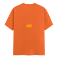 Personalized Female Classic Crew T-Shirt - Modern with Custom Name -DTG Print - Orange image 10