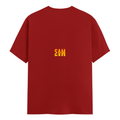 Personalized Female Classic Crew T-Shirt - Modern with Custom Name -DTG Print - Red image 7