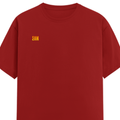 Personalized Female Classic Crew T-Shirt - Modern with Custom Name -DTG Print - Red image 17