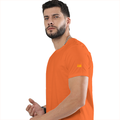 Personalized Female Classic Crew T-Shirt - Modern with Custom Name -DTG Print - Orange image 25