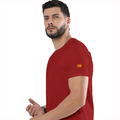 Personalized Female Classic Crew T-Shirt - Modern with Custom Name -DTG Print - Red image 22