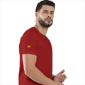 Personalized Female Classic Crew T-Shirt - Modern with Custom Name -DTG Print - Red image 27