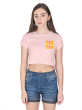 Personalized Female Crop Top - Modern with Custom Name -DTG Print - Light Baby Pink image 13