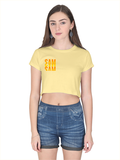 Personalized Female Crop Top - Modern with Custom Name -DTG Print - Beige image 19