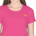 Personalized Female Classic Crew T-Shirt - Modern with Custom Name -DTF Print - Pink image 13