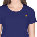 Personalized Female Classic Crew T-Shirt - Modern with Custom Name -DTF Print - Royal Blue image 12