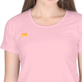 Personalized Female Classic Crew T-Shirt - Modern with Custom Name -DTF Print - Light Baby Pink image 19