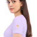 Personalized Female Classic Crew T-Shirt - Modern with Custom Name -DTF Print - Lavender image 25