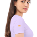 Personalized Female Classic Crew T-Shirt - Modern with Custom Name -DTF Print - Lavender image 30