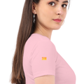 Personalized Female Classic Crew T-Shirt - Modern with Custom Name -DTF Print - Light Baby Pink image 29