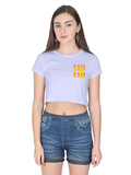 Personalized Female Crop Top - Modern with Custom Name -DTF Print - Lavender image 14
