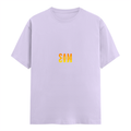 Personalized Male Classic Crew T-Shirt - Modern with Custom Name -DTF Print - Lavender image 5