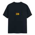 Personalized Male Classic Crew T-Shirt - Modern with Custom Name -DTF Print - Navy Blue image 7
