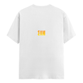 Personalized Male Classic Crew T-Shirt - Modern with Custom Name -DTF Print - White image 6