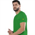 Personalized Male Classic Crew T-Shirt - Modern with Custom Name -DTF Print - Flag Green image 24