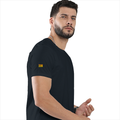 Personalized Male Classic Crew T-Shirt - Modern with Custom Name -DTF Print - Navy Blue image 27