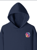 Personalized Pullover Hoodie - Abstract with Custom Name -DTG Print - Navy Blue image 11