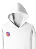 Personalized Pullover Hoodie - Abstract with Custom Name -DTG Print - White image 13