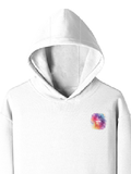 Personalized Pullover Hoodie - Abstract with Custom Name -DTF Print - White image 12
