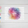 Personalized MDF Wooden Puzzles - Abstract with Custom Name - White image 2