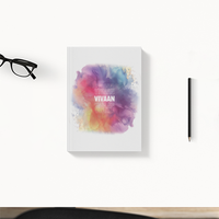 Personalized Daily Planner - Abstract with Custom Name