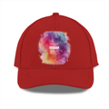 Personalized Sports Cap - Abstract with Custom Name -DTG Print - Red image 2