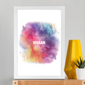 white / A3 Frame Poster