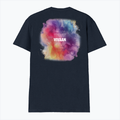 Personalized Male V Neck T-Shirt - Abstract with Custom Name -DTG Print - Navy Blue image 8