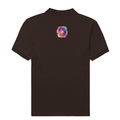 Personalized T-Shirt - Abstract with Custom Name -DTG Print - Coffee Brown image 2