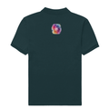 Personalized T-Shirt - Abstract with Custom Name -DTG Print - Petrol Blue image 3
