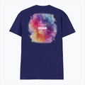 Personalized Male V Neck T-Shirt - Abstract with Custom Name -DTF Print - Royal Blue image 9
