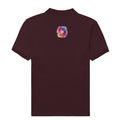 Personalized T-Shirt - Abstract with Custom Name -DTF Print - Maroon image 1