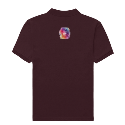 Personalized T-Shirt - Abstract with Custom Name -DTF Print - Maroon image 1