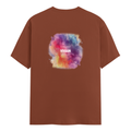 Personalized Male Classic Crew T-Shirt - Abstract with Custom Name -DTG Print - Copper image 10