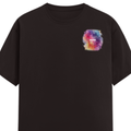Personalized Male Classic Crew T-Shirt - Abstract with Custom Name -DTG Print - Coffee Brown image 13