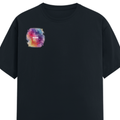 Personalized Male Classic Crew T-Shirt - Abstract with Custom Name -DTG Print - Navy Blue image 17