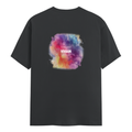 Personalized Male Classic Crew T-Shirt - Abstract with Custom Name -DTF Print - Steel Grey image 9