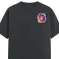 Personalized Male Classic Crew T-Shirt - Abstract with Custom Name -DTF Print - Steel Grey image 14